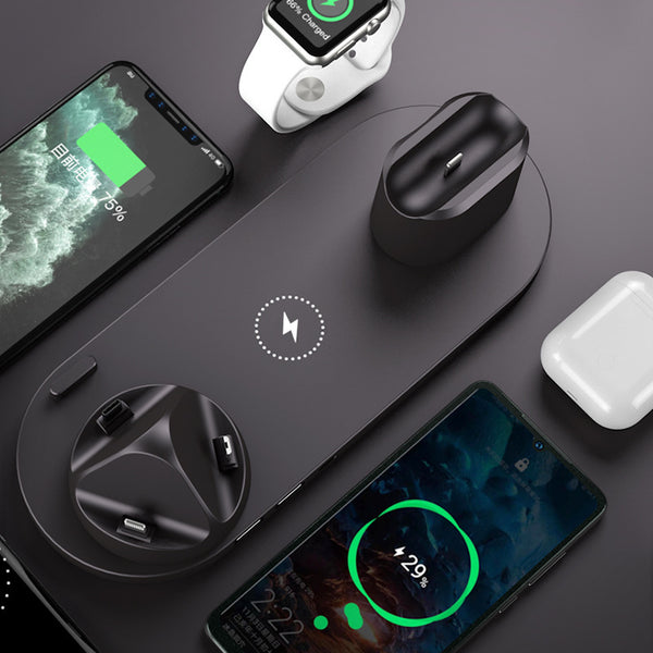 6 in 1 Wireless Charging Station