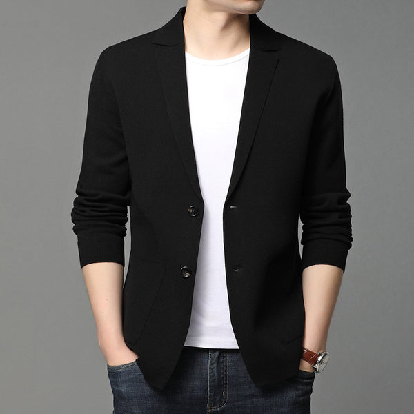 Hair Spring & Autumn Men's T-Shirt Coat – Korean Style