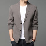 Hair Spring & Autumn Men's T-Shirt Coat – Korean Style