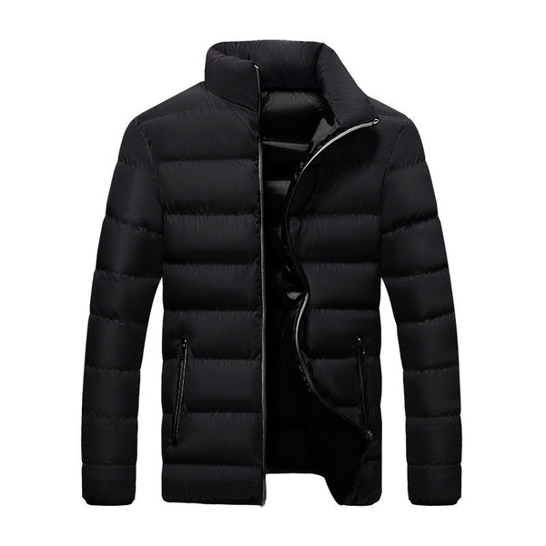 Men's Thickened Cotton Winter Jacket - Slim Fit