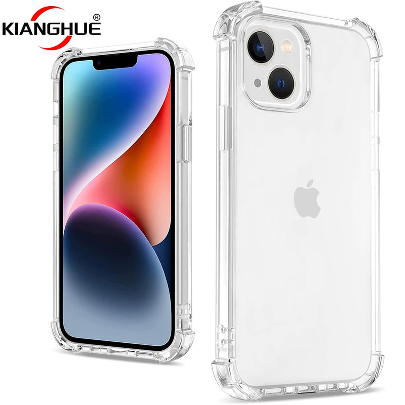 Ultra-Thin Shockproof Clear Silicone Case