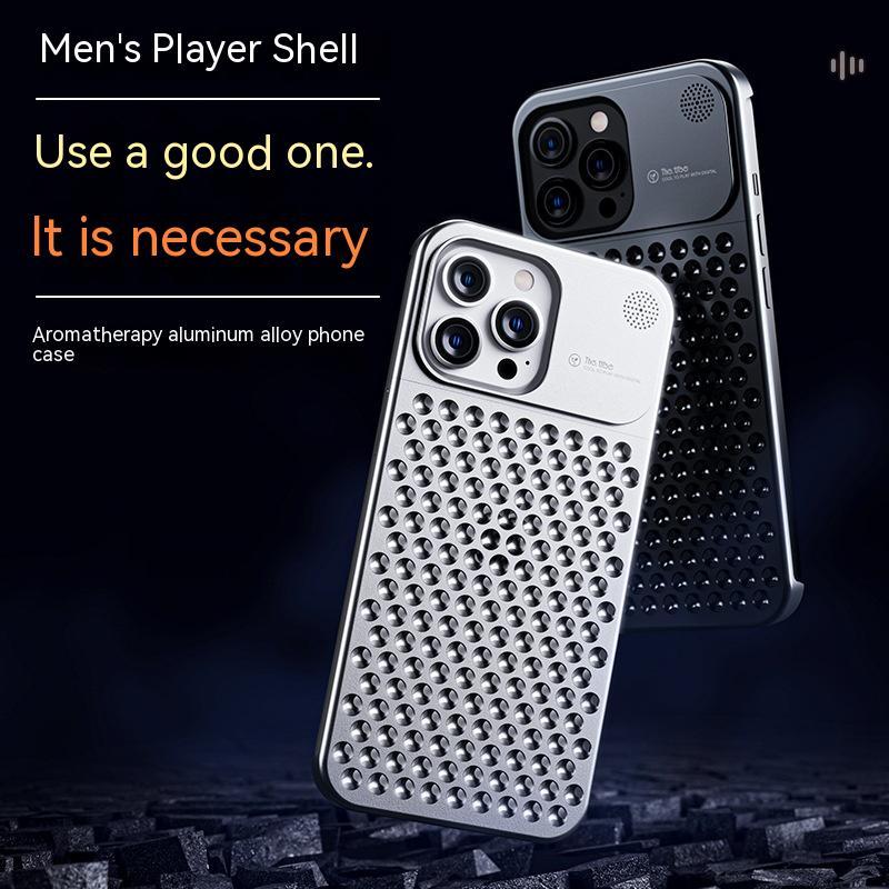 Aluminum Alloy Phone Case For Pro Max Plus Hollow Heat